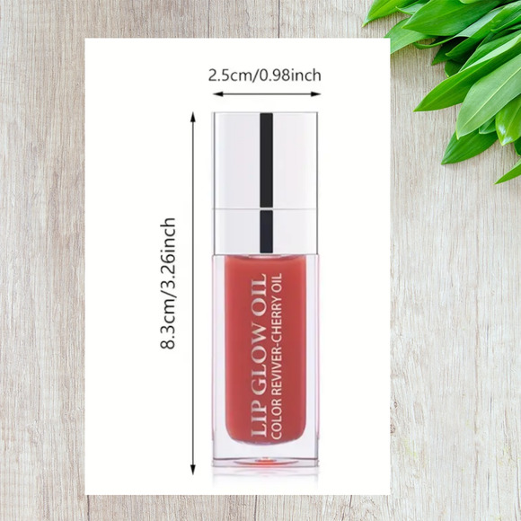 *NEW* Long-Lasting, Tinted, and Nourishing Lip Plumping Oil-Cherry - Picture 3 of 3